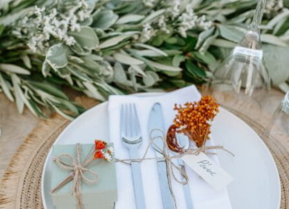 Wedding decoration in Tinos