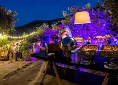 Wedding catering in Tinos